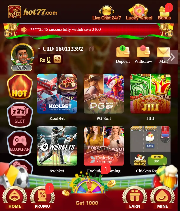 Hot77 Game Download